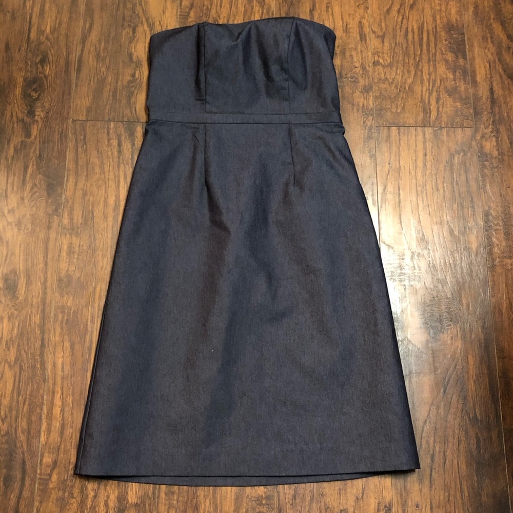 Merona Navy Blue Jean Dress Size 6